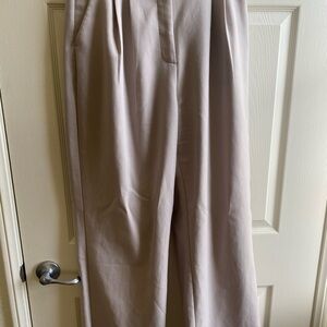 Abercrombie & Fitch Cream Wide Leg Pants